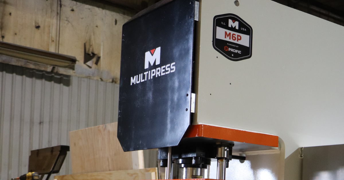 Close-up of Multipress Hydraulic press 
